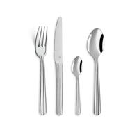 Pradel Essentiel Colibri Posate 24 pezzi 18/0 per 6 persone, Inox | Set di posate da 24 posti per 6 persone, acciaio inox 18/0, finitura standard, spessore 1 mm, adatto alla lavastoviglie