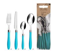 Pradel Essentiel posate, acciaio inox, 16 Pezzi 8x6x27 cm Turchesee