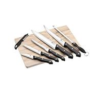 Pradel Excellence 7416 - Cofanetto con Tagliere + 5 coltelli da Cucina/1 spelucchino/1 affilatoio, 39,7 x 24,2 x 43 cm