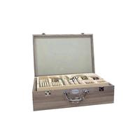 Pradel Excellence D 570-48 Posate-Set, 48 Teiliges Set Valigetta, 37,5 x 28,5 x 11 cm