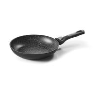 Pradel Excellence - PCUI002002 - Padella Pierra in alluminio forgiato Ø 24 cm - Rivestimento antiaderente effetto pietra - Manico rimovibile - Tutti i piani cottura, induzione e forno