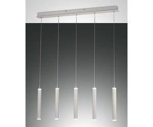 Prado lampada penisola LED lineare con cilindri bianchi dimmerabile 33w