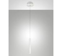 Prado pendel bianco lampada LED cilindro dimmerabile 6,5 w