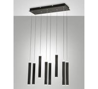 Prado lampada LED rettangolare con cilindri neri dimmerabile 52w