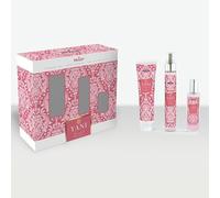 Prady Confezione Yani Sweet Donna (Gel Doccia, Body Splash, Eau de Toilette) - Fragranza dolce e femminile - Cura completa quotidiana - Ideale come regalo - Profumo duraturo e giovanile