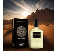 Prady Eau de Toilette Khasad 90 ml - Fragranza maschile intensa e legnosa con tocchi orientali - Aroma elegante, misterioso e duraturo - Ideale per l'uso quotidiano e occasioni speciali