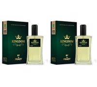 Prady - Eau de Toilette Kingdom Home - 100 ml - Fragranza sofisticata e regale (Confezione da 2)