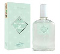 Prady Eau de Toilette Pistacchio Ice Cream 90 ml - Fragranza gourmand dolce e cremosa con aroma di gelato al pistacchio - Profumo originale, coinvolgente e duraturo per l'uso quotidiano o speciale