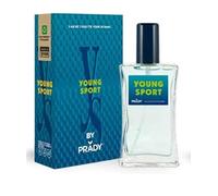 Prady - Eau de Toilette Young Sport Homme - 100ml - Fragranza Maschile - Energetica e Fresca per Ogni Attività