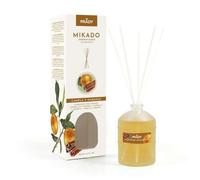 Prady Mikado Cannella e Abronmo arancione - bicchiere economico da 100 ml e diffusore bacchette NEW
