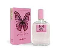 Prady - Pink Butterfly Eau de Toilette Donna - 100 ml - Fragranza floreale e giovanile per l'uso quotidiano