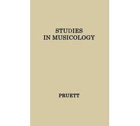 Praeger Studies in Musicology (Copertina rigida)