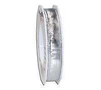Präsent 1421520-631 Nastro cablato, Poliestere, Argento, 15mm-20m