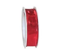 Präsent 1422520-609 Nastro cablato, Poliestere, Rosso, 25mm-20m