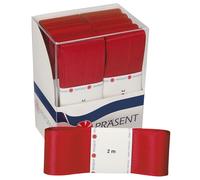 PRÄSENT 605 41-609 Nastro di seta - 40 mm x 3 m, rosso
