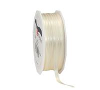 Präsent Color Crema, 50 m per confezionare, 0,6 cm di Larghezza, Decorazioni e Artigianato, Nastro Decorativo per Regali, per Ogni Occasione, Poliestere, Verde Cacciatore, 6mm-50m, unità