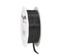 Präsent CE Pattberg 3 Millimetri 50 m Nastro di Raso a Doppia Faccia, Nero