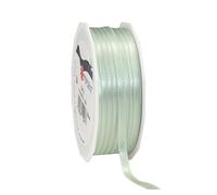 Präsent Verde Menta, 50 m per confezionare, 0,6 cm di Larghezza, Decorazioni e Artigianato, Nastro Decorativo per Regali, per Ogni Occasione, Poliestere, Albicocca, 6mm-50m, unità