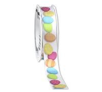 Präsent - Cinghia per bagaglio, motivo: uovo di Pasqua, 10 cm, multicolore