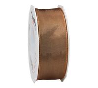 Präsent - Lione Nastro taffetà cablato Macchiato Larghezza 40 mm, Lunghezza 25 m