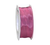 Präsent Lyon-Nastro in taffetà cablato, Rosa Antico, 40 mm-25 m, Blush