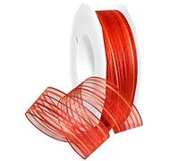 Präsent Malediven Nastro in Organza, Poliestere, Giallo, 25mm-20m