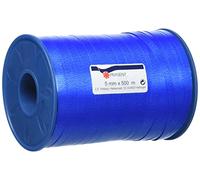 PRÄSENT Nastro Blu - 500 Metri - 5 Mm, Poliestere, Ideale per Compleanni e Feste per Bambini