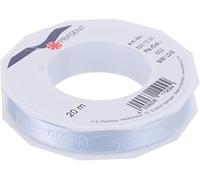 Präsent - Nastro di Raso Stampato Baby Love Blu 20 m Rotolo 15 mm di Larghezza