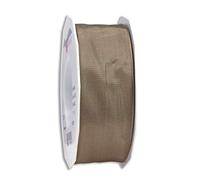 Präsent - Nastro in taffetà Lione con filo metallico, larghezza 40 mm, lunghezza 25 m