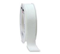 Präsent Nastro, Poliestere, Bianco, 25mm-15m