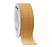 Präsent Nastro Struttura Grossolana, Poliestere, Giallo, 40mm-20m