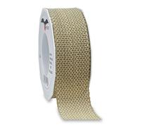 Präsent Nastro Struttura Grossolana, Poliestere, Tortora, 40mm-20m