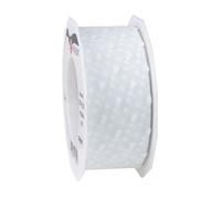 Präsent - Orient Organza Ribbon White 25-m-Roll 40 mm width 40mm - 25m