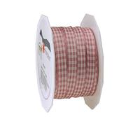 Präsent Vichy - Nastro decorativo per decorazioni e bricolage, 20 m, larghezza 10 mm, nastro a quadretti per decorazioni colorate e confezioni regalo, per occasioni festive