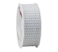 Präsent Victoria Nastro, Poliestere, Bianco, 12 x 12 x 4 cm