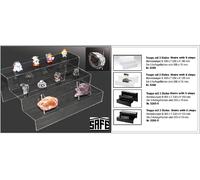 Scale Di Presentazione Figure In Acrilico 3 Livelli B300xT230xH180 Mm Safe 5265