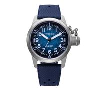 PRAESIDUS A-5 UDT ABYSS Automatico Svizzero Acciaio Blu Silicone Orologio Uomo
