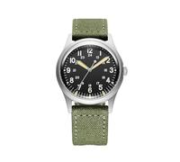 PRAESIDUS Jungle Field Orologio da uomo - Orologio militare da 34 mm/38 mm, assemblato negli Stati Uniti con movimento al quarzo giapponese Meca-Quartz, White Lume - Quartz Mvmt - Vetro Zaffiro