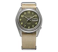 PRAESIDUS REC SPEC Automatico Titanio Day-Date Verde Tessuto Militare Orologio Uomo