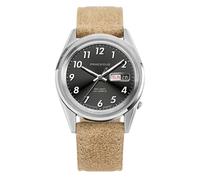 Praesidus REC SPEC WHITE SUNRAY Automatico Acciaio Nero Pelle Orologio Uomo