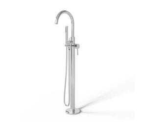 Praga Gruppo Vasca a Pavimento Free Standing Ottone cromato Lucido - CONFEZIONE: 1 pz.