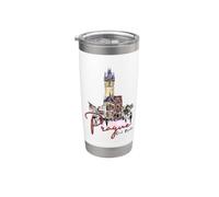 Praga Repubblica Ceca Souvenir Praga Bicchiere termico in acciaio inox doppia parete