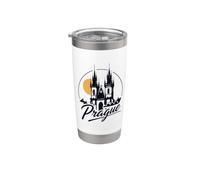 Praga Repubblica Ceca Souvenir Praga Bicchiere termico in acciaio inox doppia parete