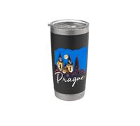 Praga Repubblica Ceca Souvenir Praga Bicchiere termico in acciaio inox doppia parete