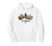 Praga Repubblica Ceca Souvenir Praga Felpa con Cappuccio
