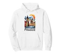 Praga Repubblica Ceca Souvenir Praga Felpa con Cappuccio