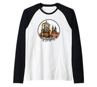 Praga Repubblica Ceca Souvenir Praga Maglia con Maniche Raglan