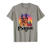 Praga Repubblica Ceca Souvenir Praga Maglietta