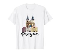 Praga Repubblica Ceca Souvenir Praga Maglietta