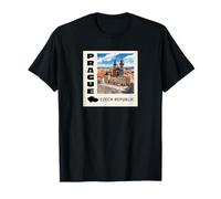Praga Repubblica Ceca Souvenir Praga Maglietta